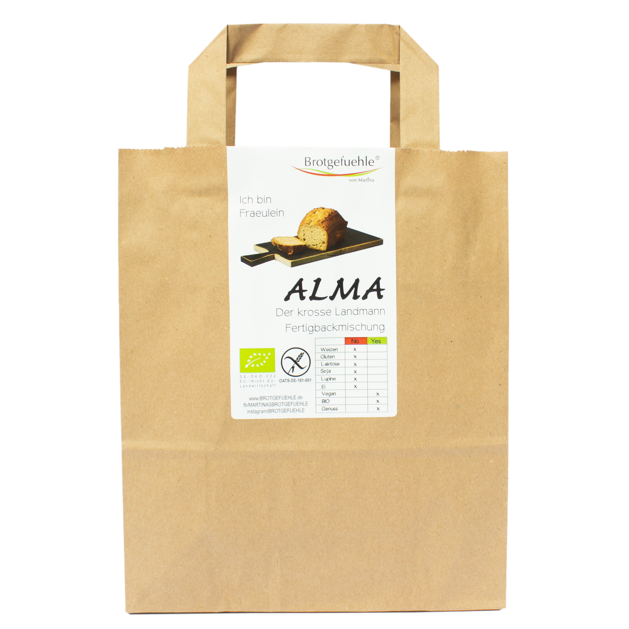 Miss ALMA - ready-to-bake mixture - gluten-free