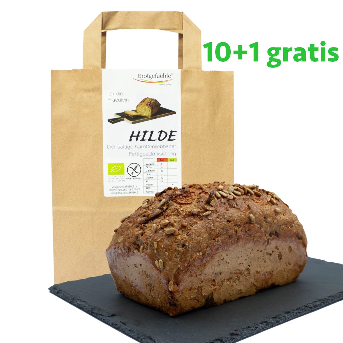 Advantage package Miss HILDE (10 pieces + 1 free) - ready-to-bake mixture - gluten-free