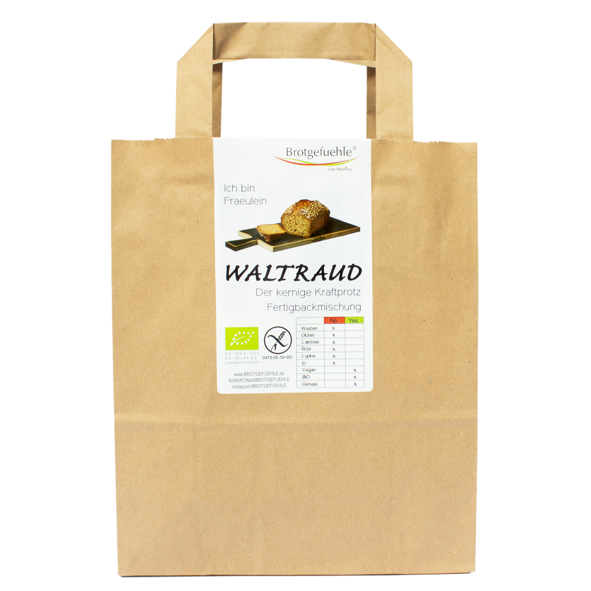 Miss WALTRAUD - ready-to-bake mixture - gluten-free